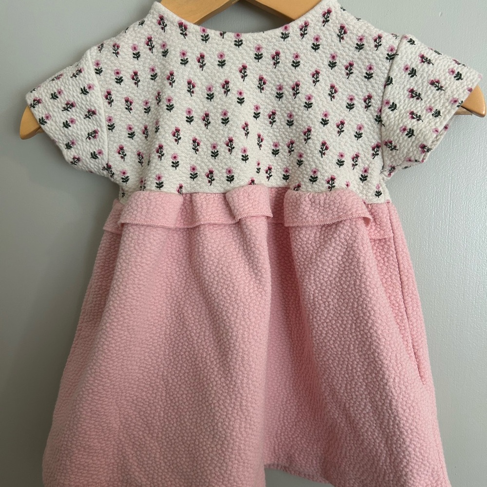 Zara Pink Floral Ruffle Baby Dress